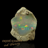 Drahý opál z Etiopie  20x18mm Váha: 2.15g