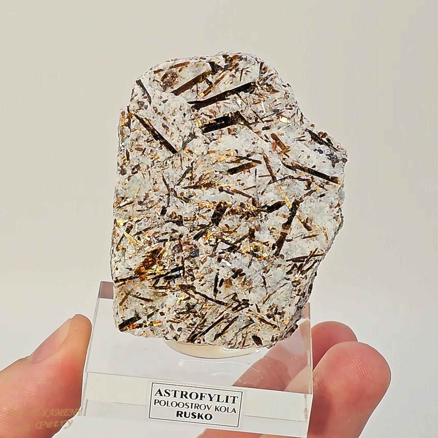 Astrofylit z Ruska 63x50mm