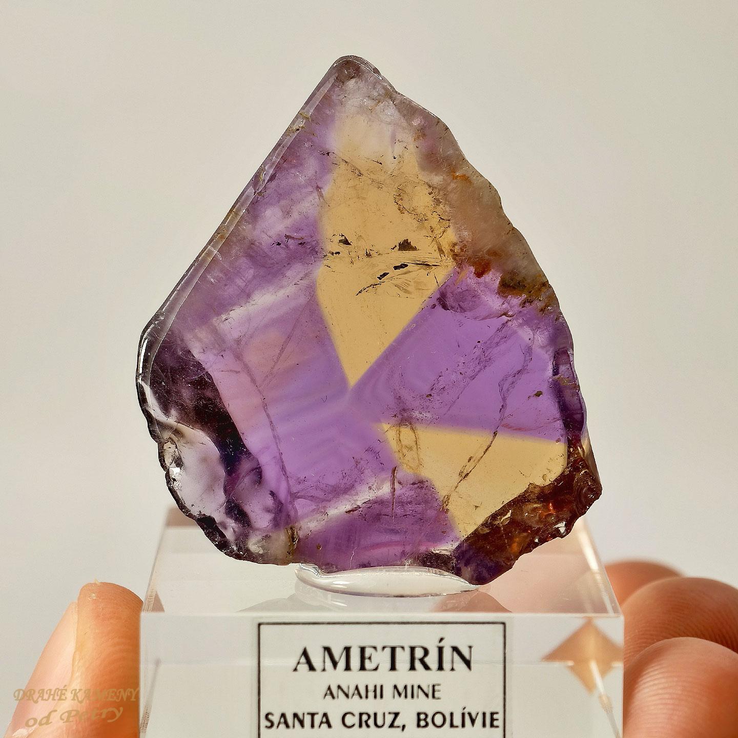 Ametrín z Bolívie 47x38x9mm 