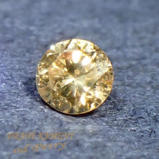 Diamant, briliantový výbrus 3mm Váha: 0,09ct