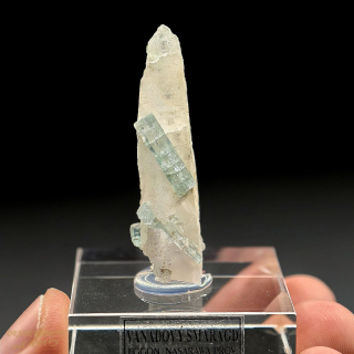 Vanadový akvamarínový beryl  z Nigérie 48x14mm