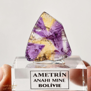 Leštěný ametrín z Bolívie 28x27x8mm